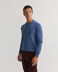 Dominic Open Polo Collar Knit MENS KNITWEAR