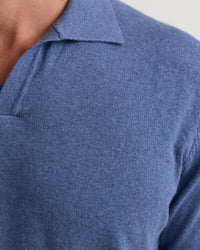 Dominic Open Polo Collar Knit MENS KNITWEAR