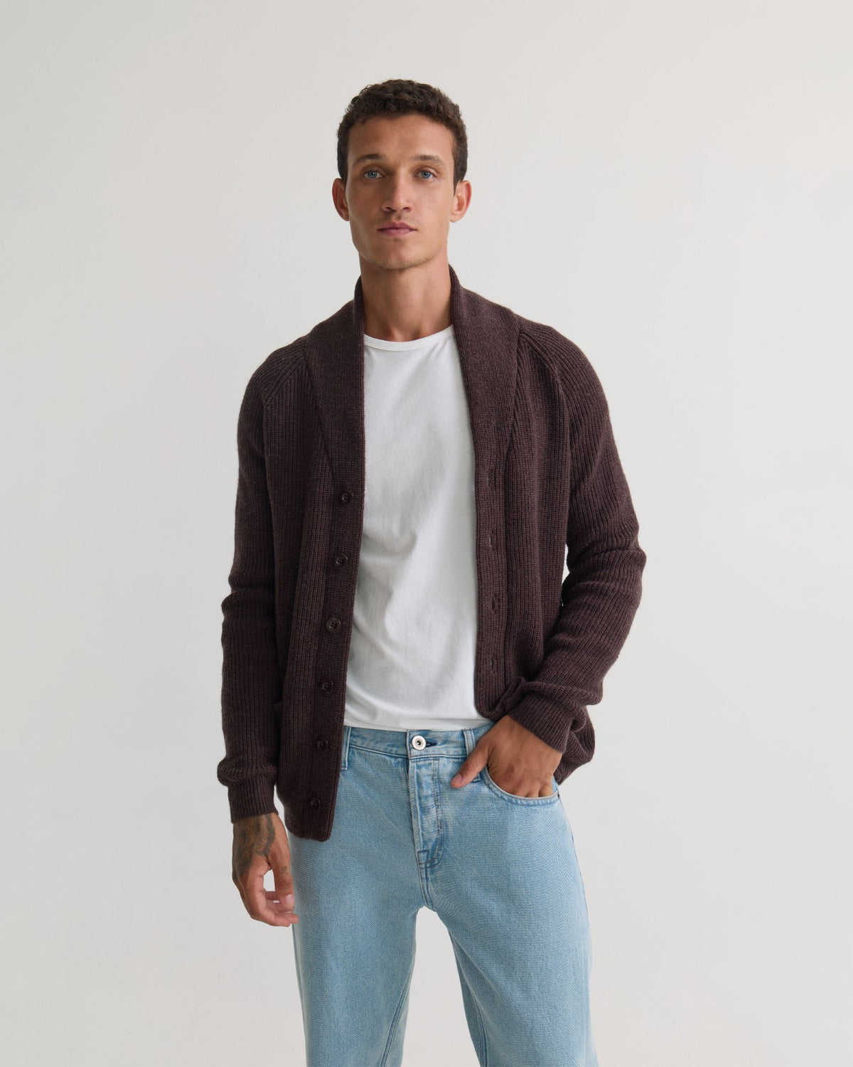 Caleb Wool Cardigan MENS KNITWEAR