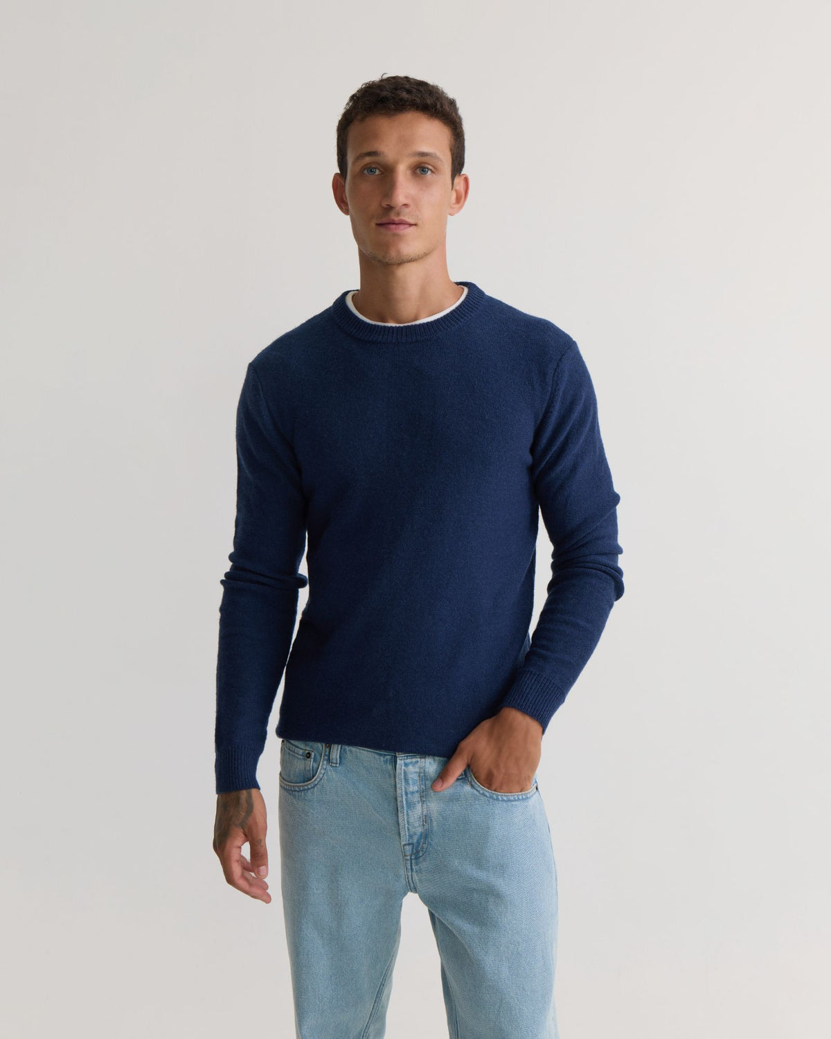 Maverick Wool Crew Neck MENS KNITWEAR