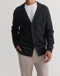 Diego Cotton Cardigan MENS KNITWEAR