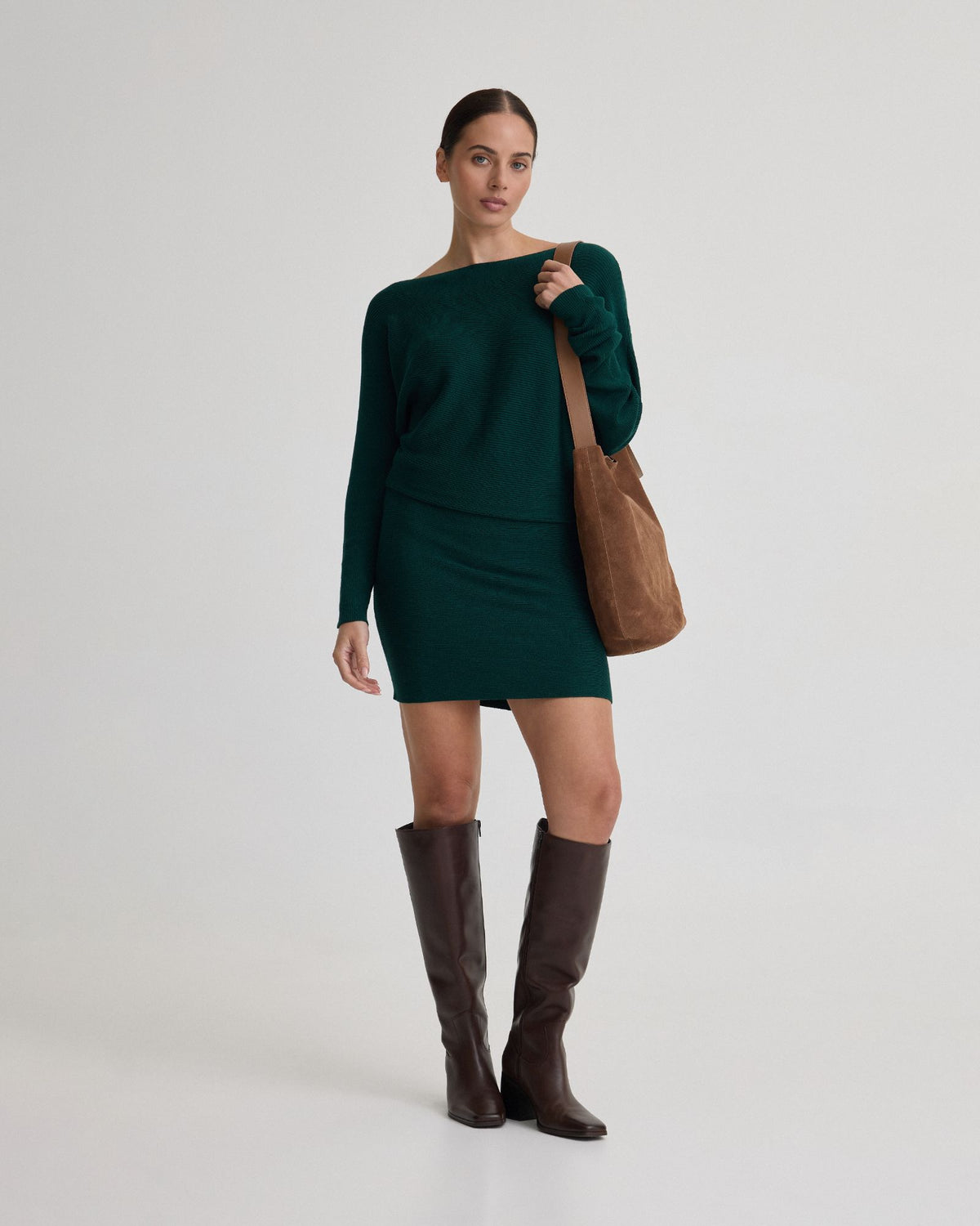 Juliette Knitted Rib Dress WOMENS DRESSES