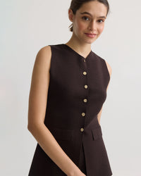 Drew Knitted Long Waistcoat WOMENS KNITWEAR