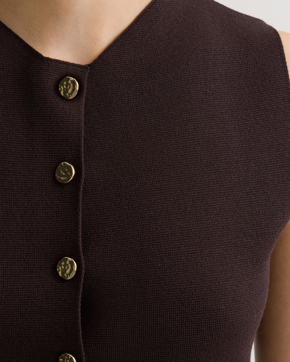 Drew Knitted Long Waistcoat WOMENS KNITWEAR