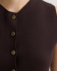 Drew Knitted Long Waistcoat WOMENS KNITWEAR