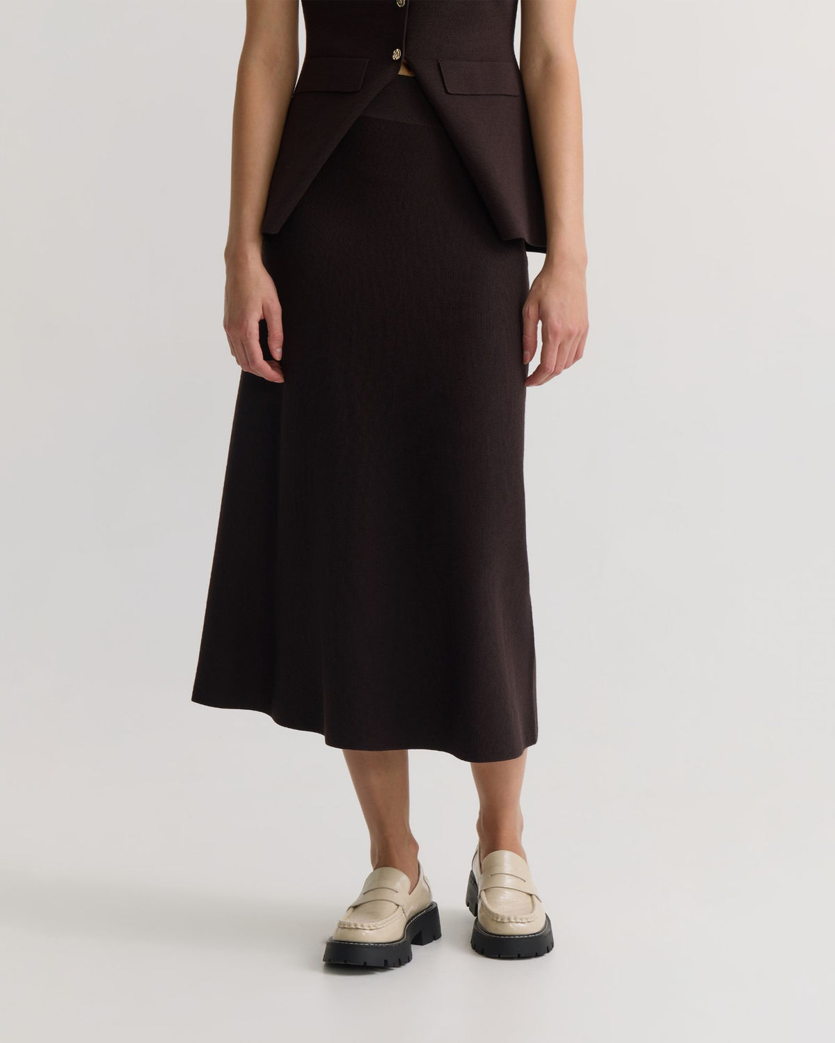 Gracie Knitted Midi Skirt WOMENS SKIRTS