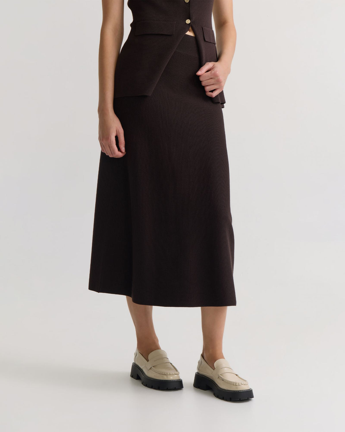 Gracie Knitted Midi Skirt WOMENS SKIRTS