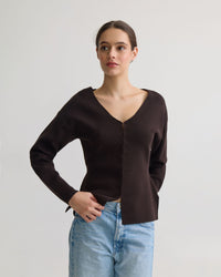 Carmen Sculptured Cardigan WOMENS KNITWEAR