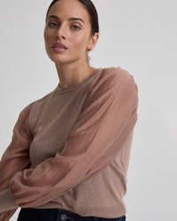 Alice Contrast Sleeve Knit WOMENS KNITWEAR