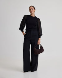 Alice Contrast Sleeve Knit WOMENS KNITWEAR