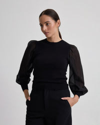 Alice Contrast Sleeve Knit WOMENS KNITWEAR