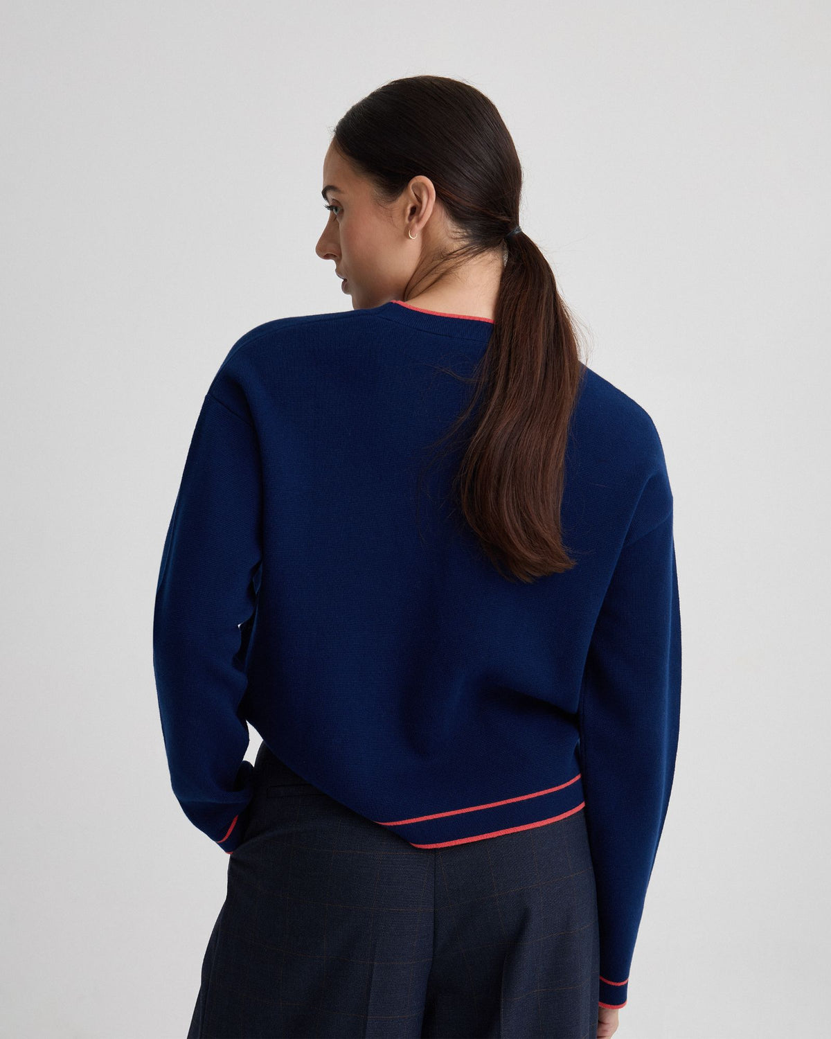 Harper Contrast Trim Knit WOMENS KNITWEAR