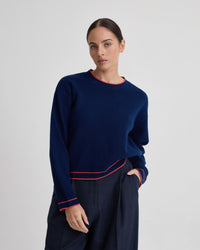 Harper Contrast Trim Knit WOMENS KNITWEAR