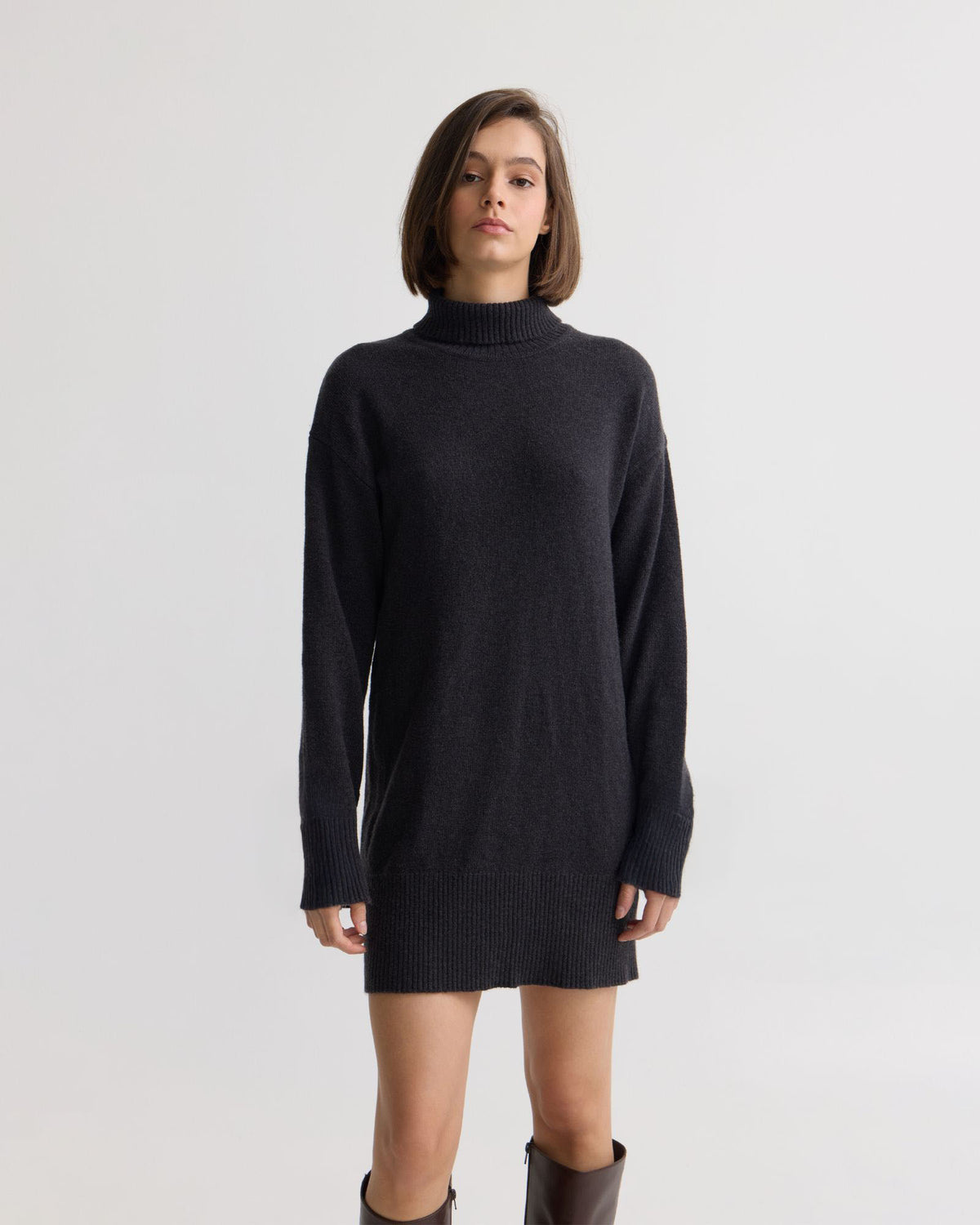 Tilda Knitted Wool Mini Dress
