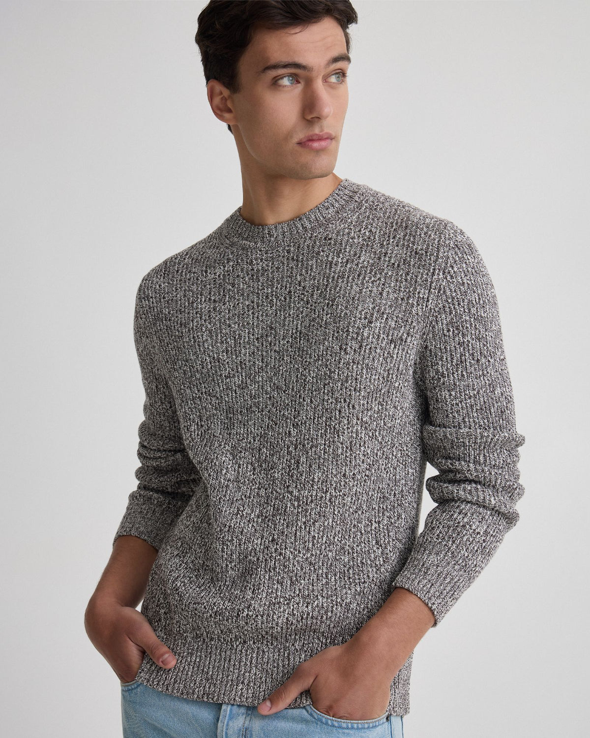 Jamie Cotton Crew Neck MENS KNITWEAR