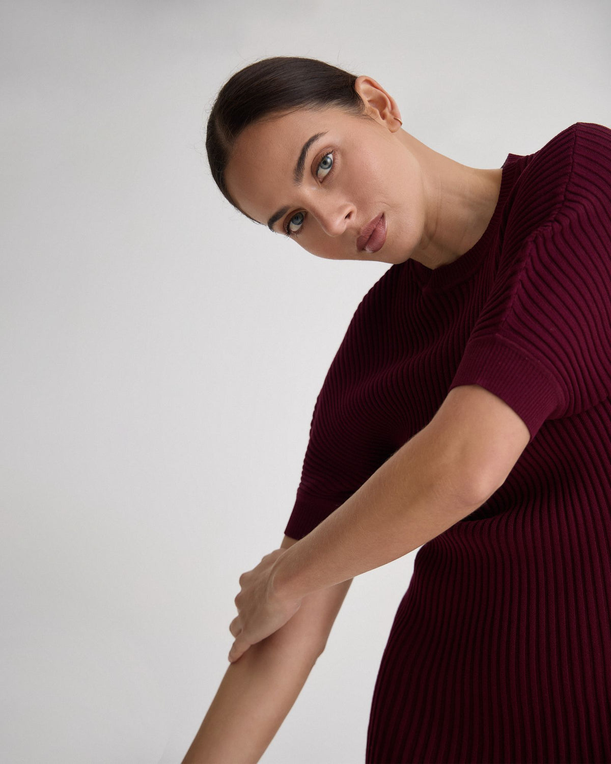 Florence Knitted Pleat Dress Oxford Shop Florence Knitted Pleat Dress Oxford Shop