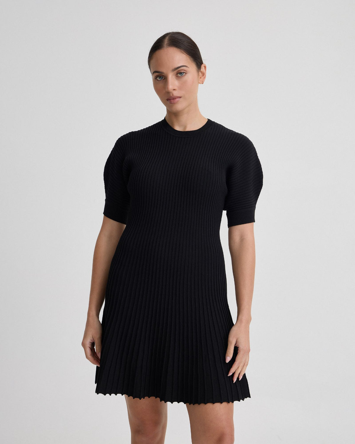 Florence Knitted Pleat Dress Oxford Shop Florence Knitted Pleat Dress Oxford Shop
