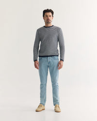 Liam Stripe Crew Neck MENS KNITWEAR