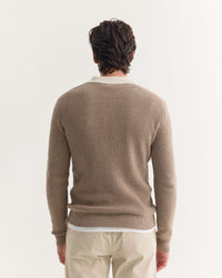 Sam Contrast Collar Knit MENS KNITWEAR