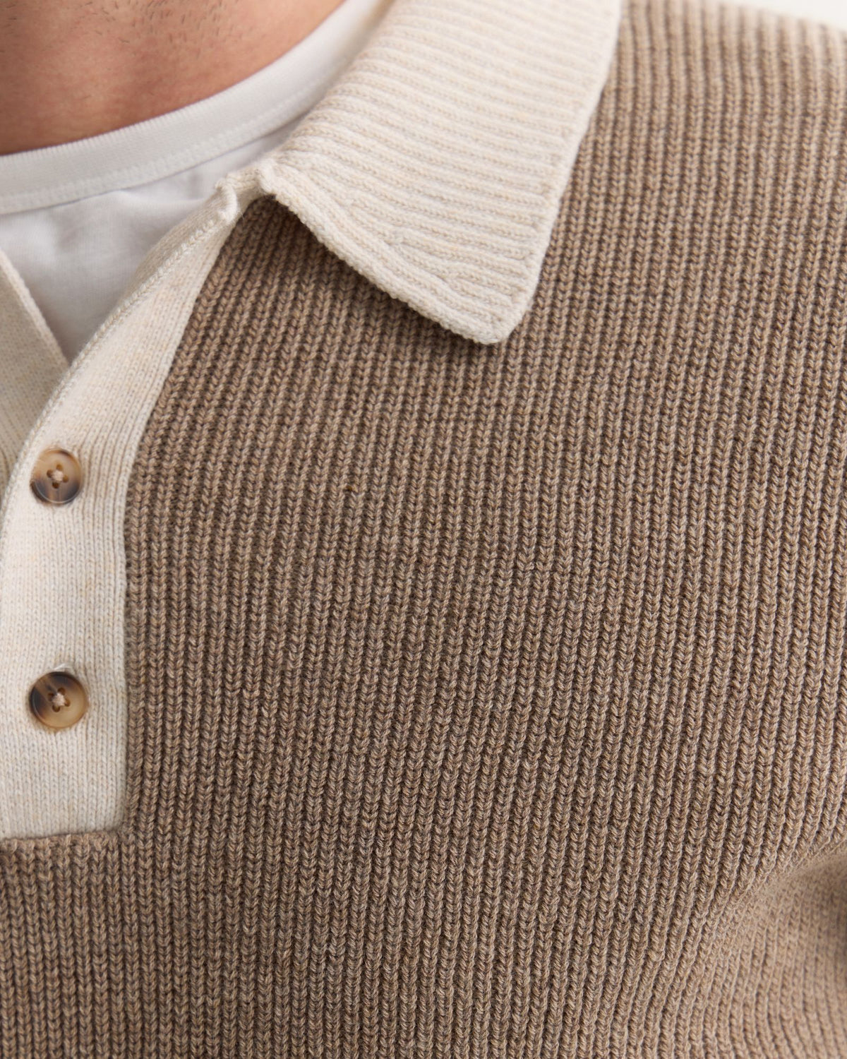 Sam Contrast Collar Knit MENS KNITWEAR