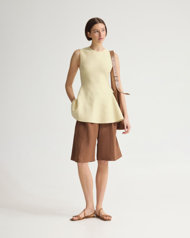 Margotknitted Peplum Top WOMENS KNITWEAR