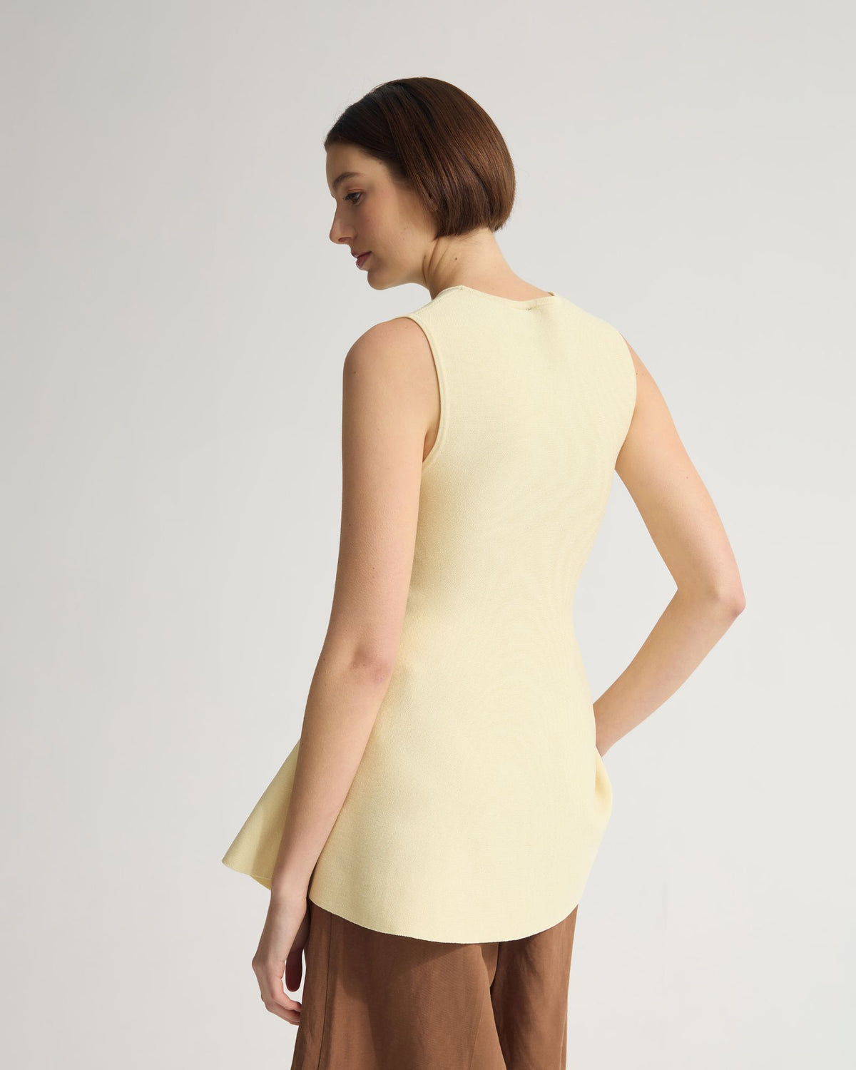 Margot Knitted Peplum Top WOMENS KNITWEAR