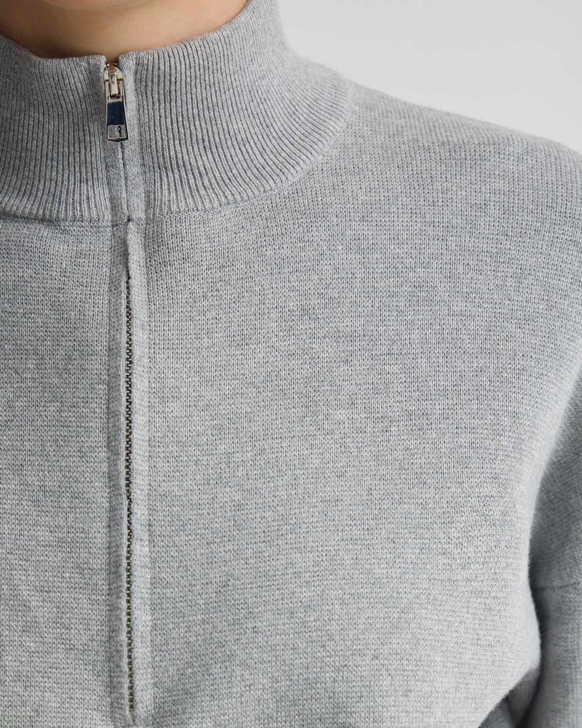 Victoria Crop Zip Neck Knit WOMENS KNITWEAR