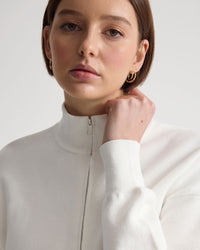 Victoria Crop Zip Neck Knit WOMENS KNITWEAR