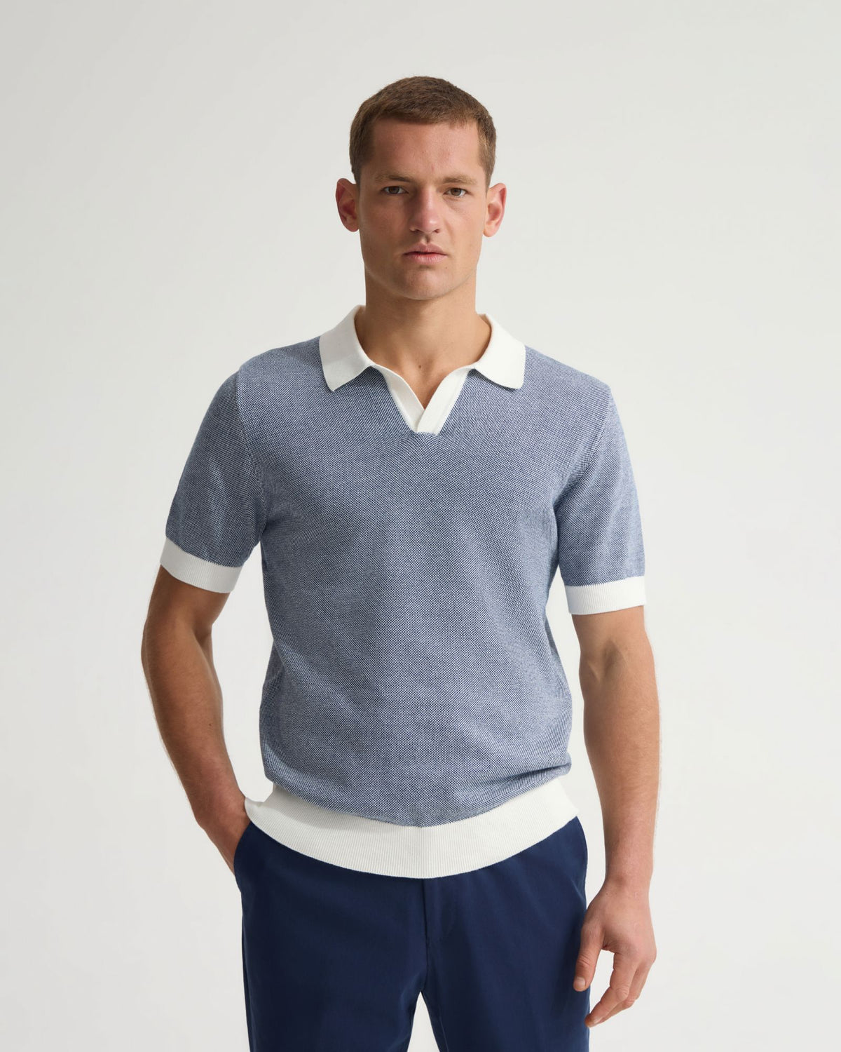 Paddy Cotton Knitted Polo MENS KNITWEAR