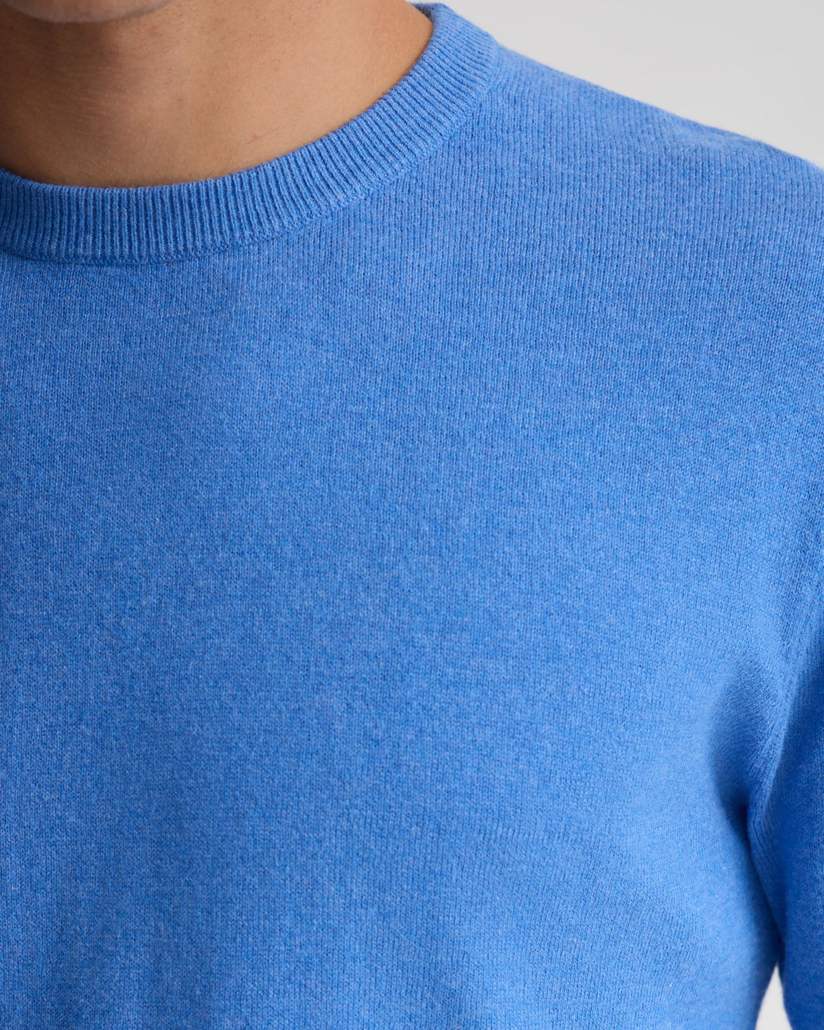 Cotton Cashmere Crew Neck Knit MENS KNITWEAR