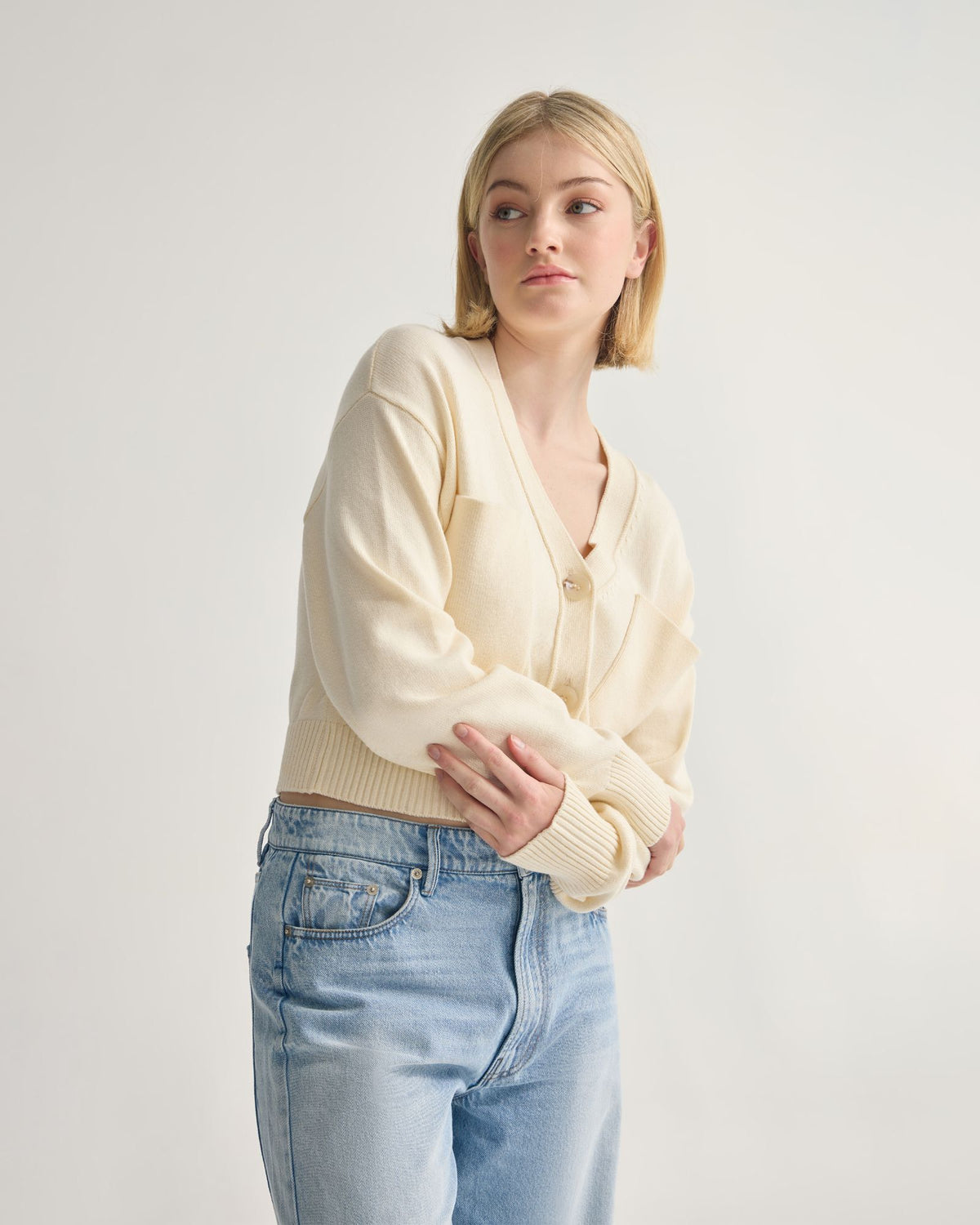 Sarah Cotton Cardigan WOMENS KNITWEAR