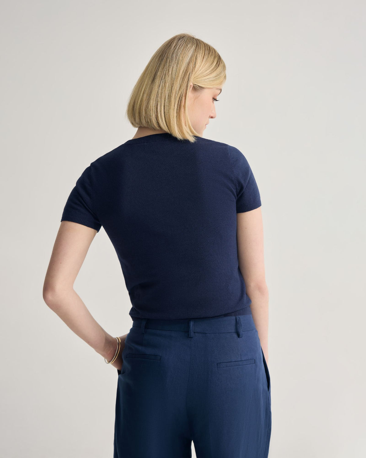 Olivia Crop Cashmere Knit WOMENS KNITWEAR