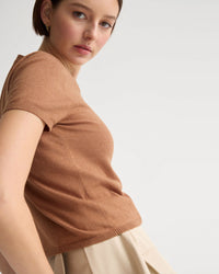 Olivia Crop Cashmere Knit WOMENS KNITWEAR