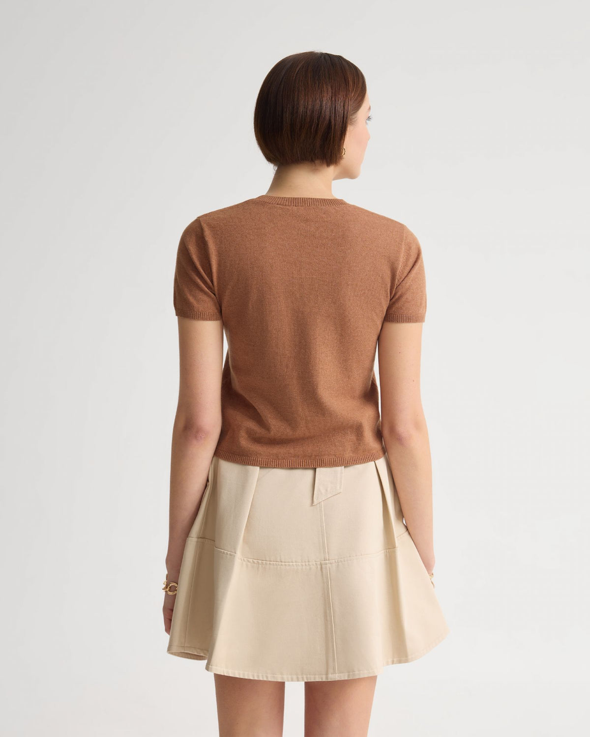 Olivia Crop Cashmere Knit WOMENS KNITWEAR