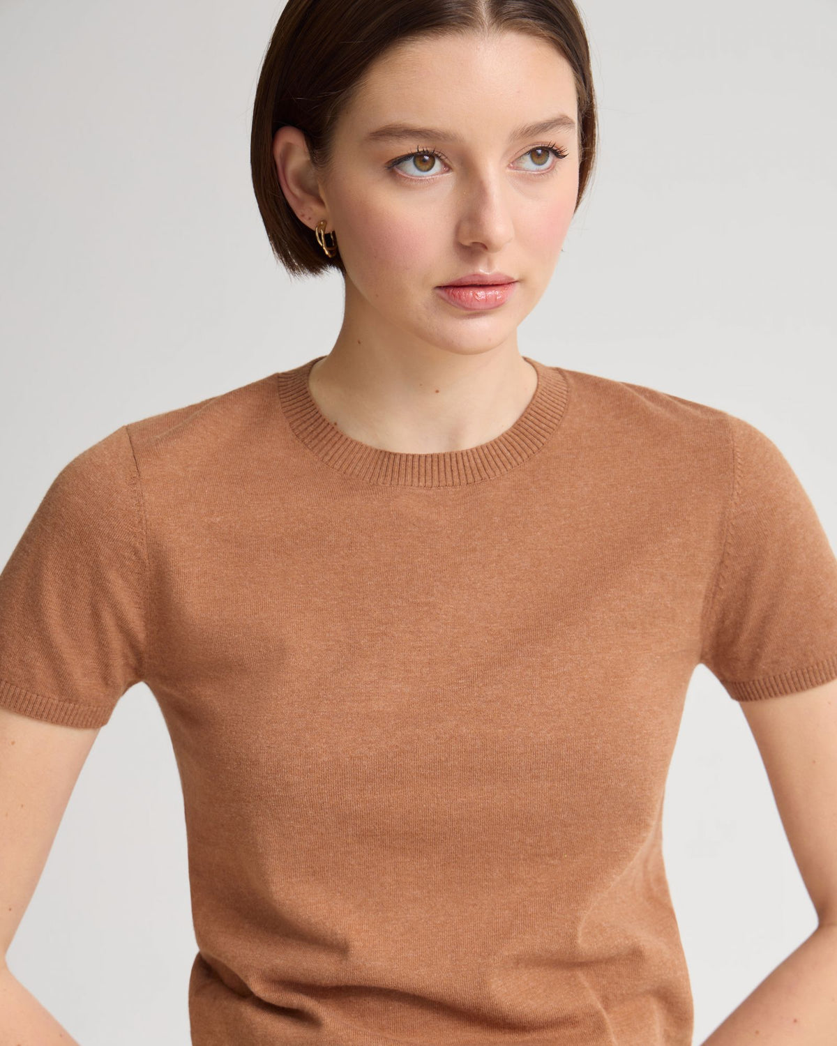 Olivia Crop Cashmere Knit WOMENS KNITWEAR