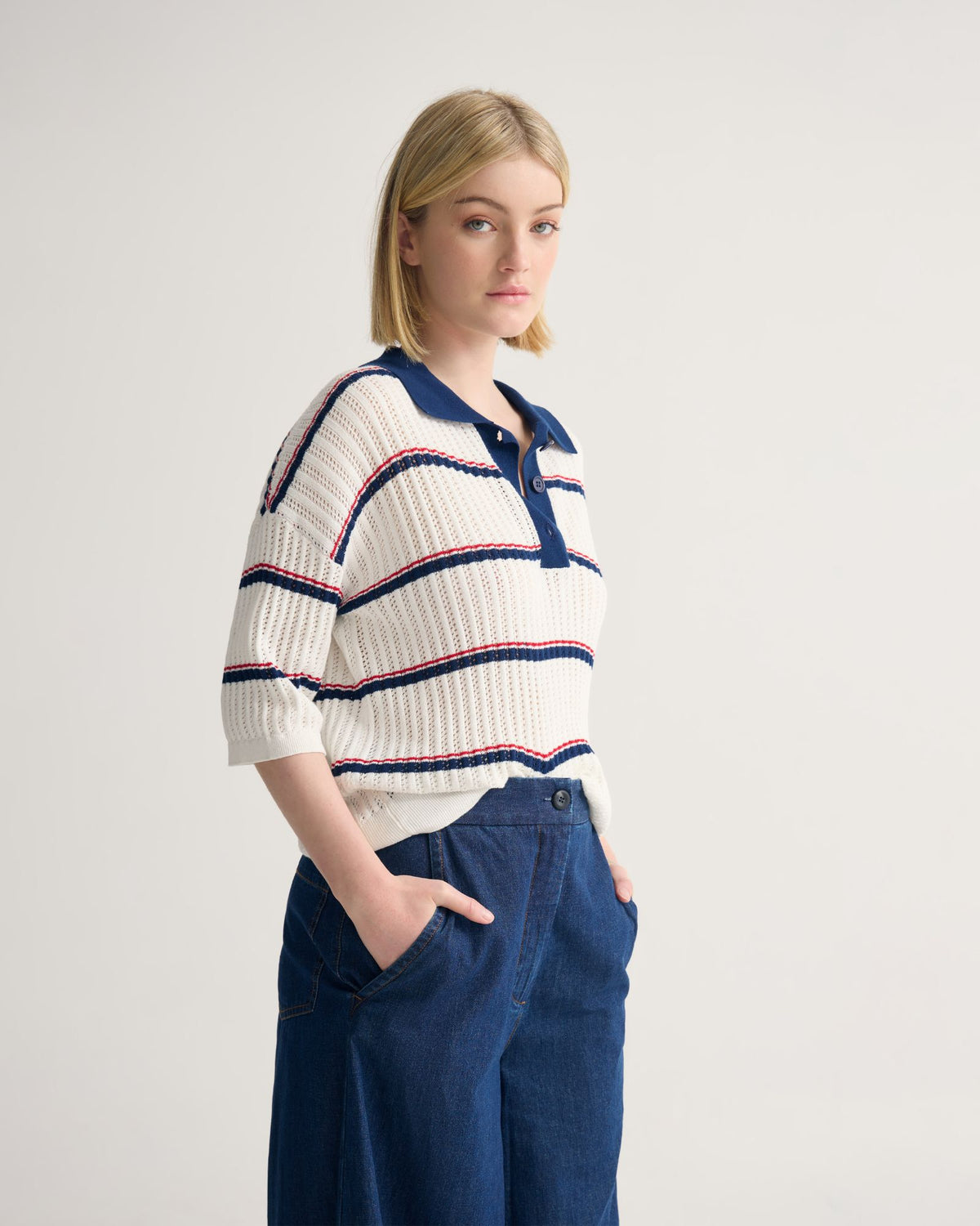 Marissa Knitted Polo WOMENS KNITWEAR
