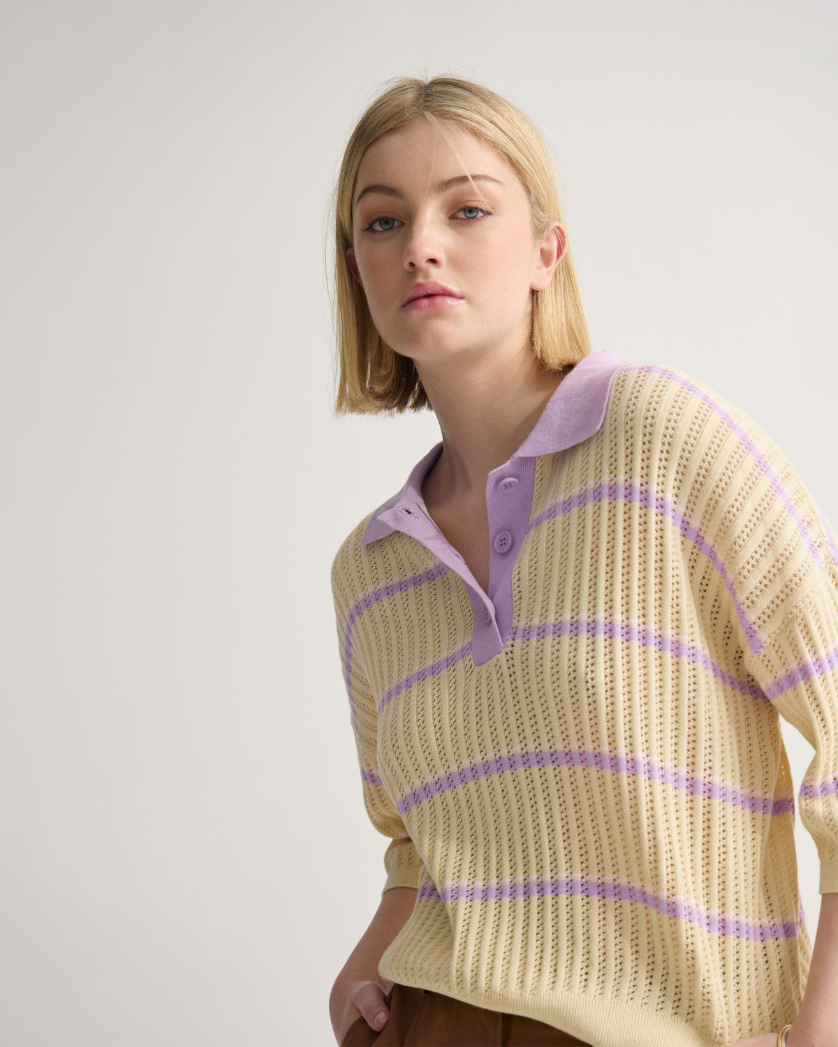 Marissa Knitted Polo WOMENS KNITWEAR