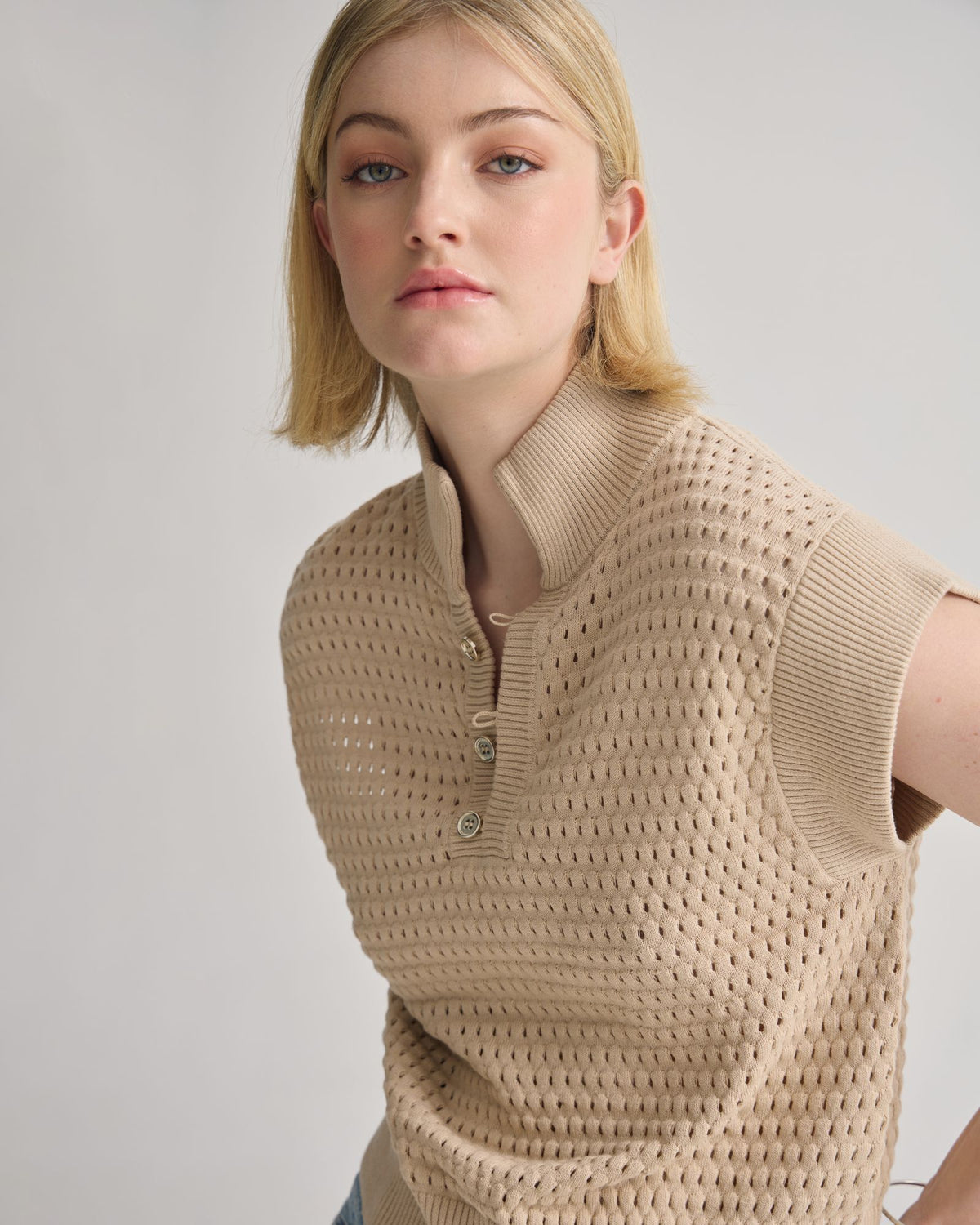 Sophie Knitted Polo WOMENS KNITWEAR