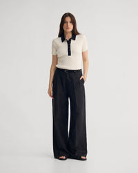 Monique Rib Polo Knit WOMENS KNITWEAR