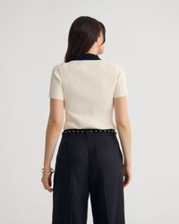 Monique Rib Polo Knit WOMENS KNITWEAR