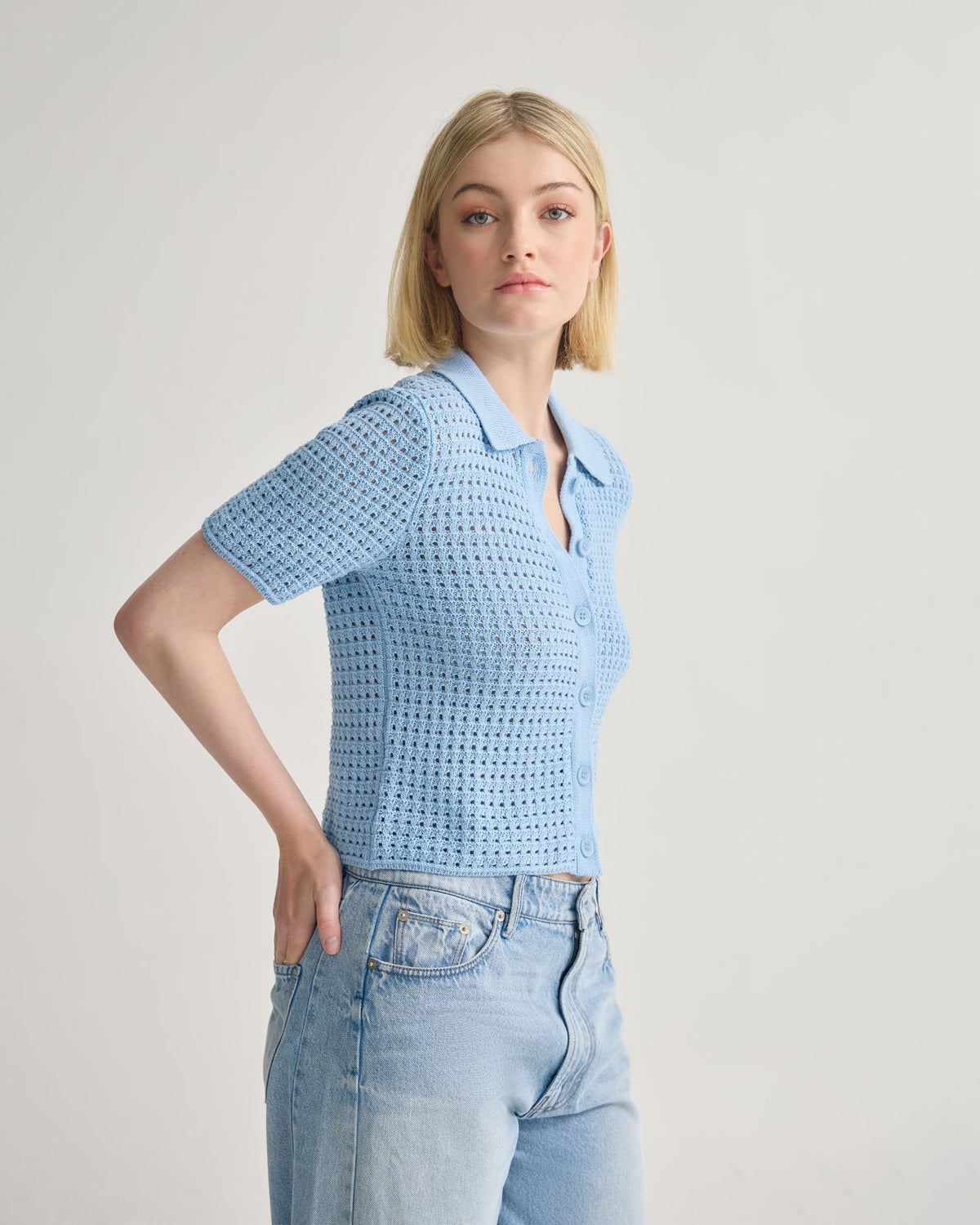 Imogen Crop Cardigan WOMENS KNITWEAR