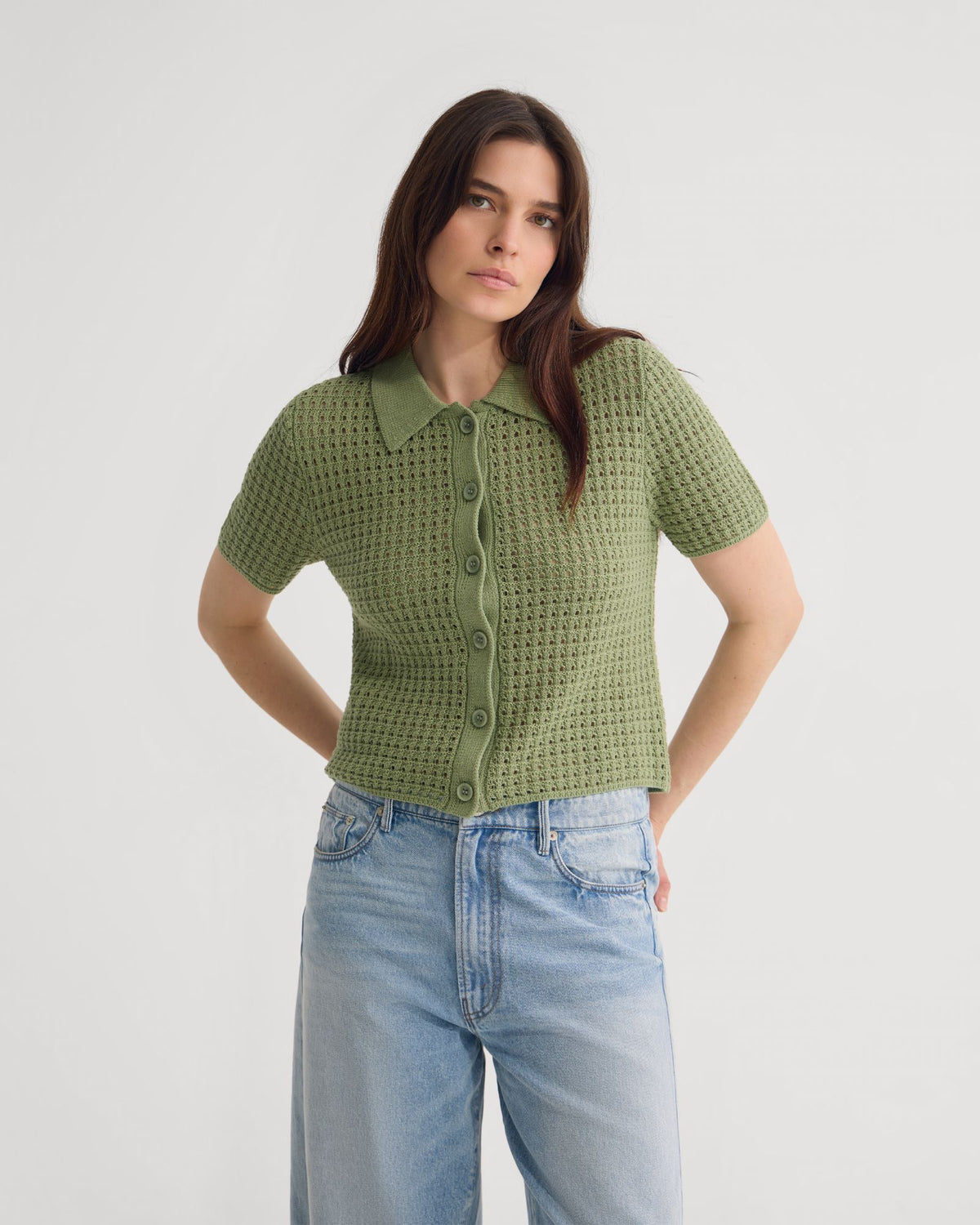 Imogen Crop Cardigan WOMENS KNITWEAR