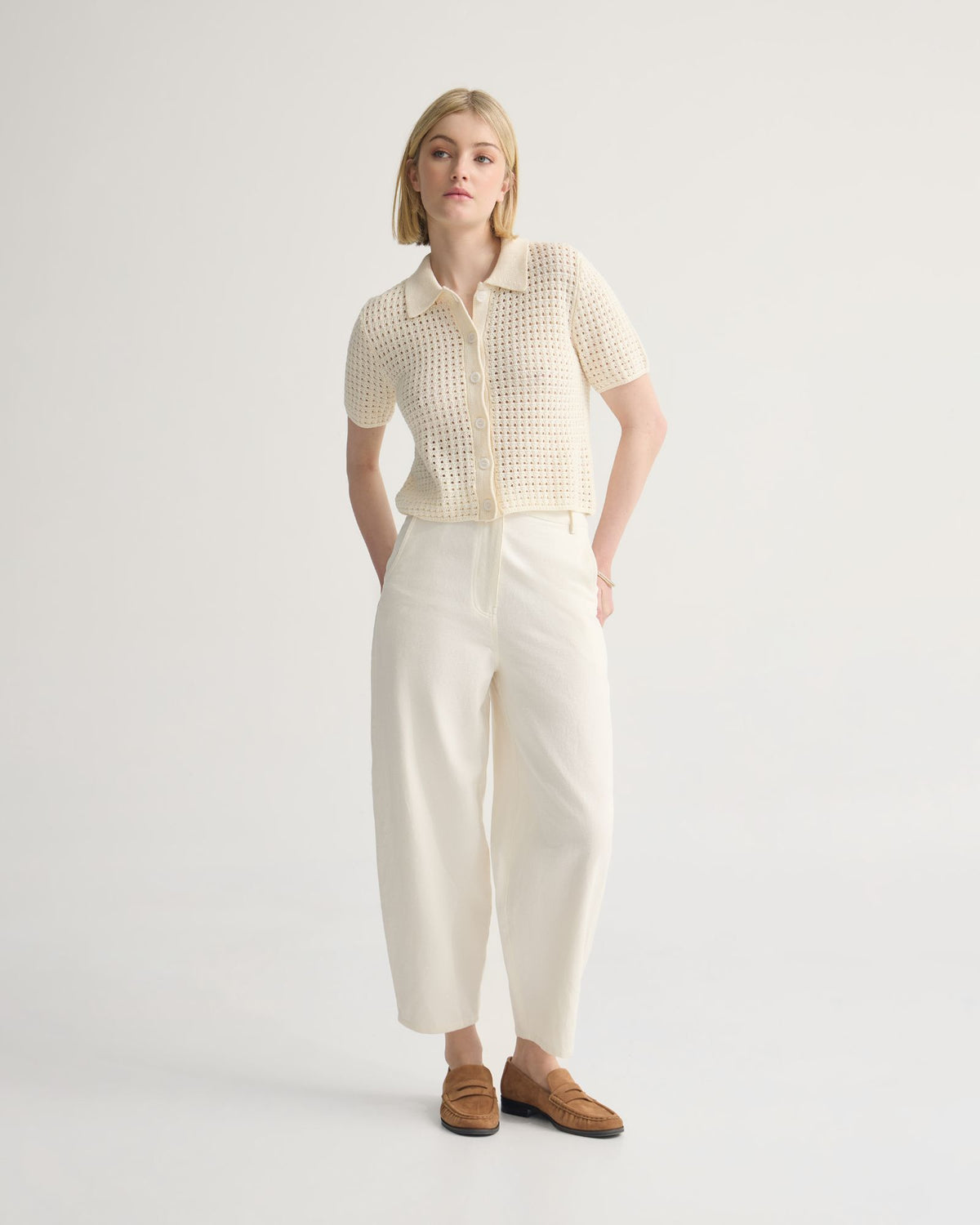 Imogen Crop Cardigan WOMENS KNITWEAR