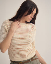 Luna Cotton Knit Top WOMENS KNITWEAR