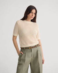 Luna Cotton Knit Top WOMENS KNITWEAR