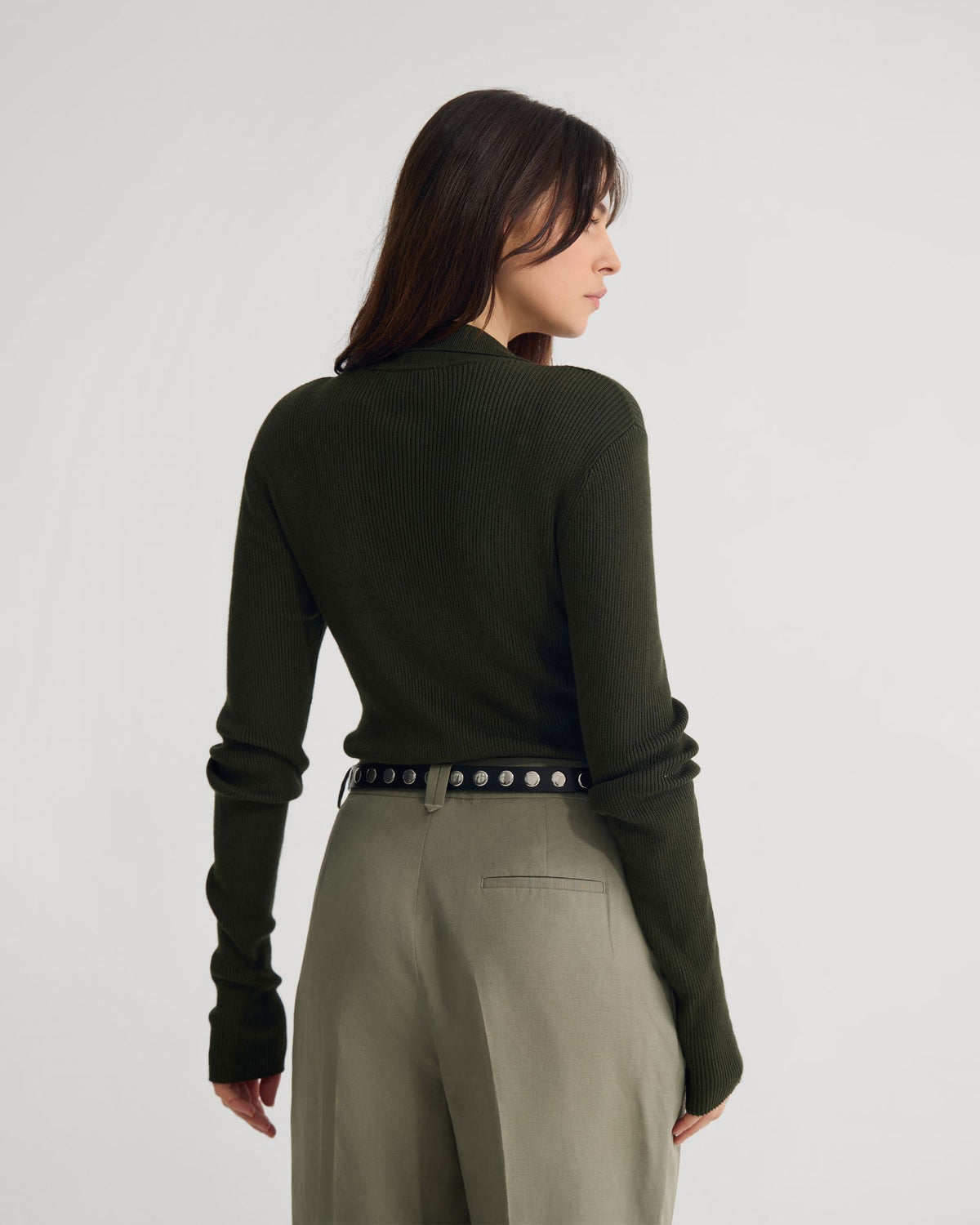 Onyx Ribbed Bodysuit WOMENS KNITWEAR