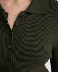 Onyx Ribbed Bodysuit WOMENS KNITWEAR