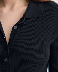 Onyx Ribbed Bodysuit WOMENS KNITWEAR