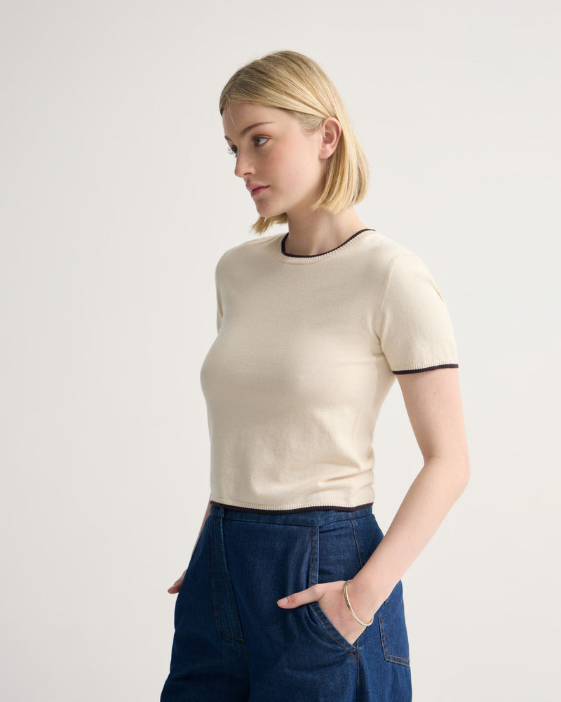 Indra Tipping Knit WOMENS KNITWEAR