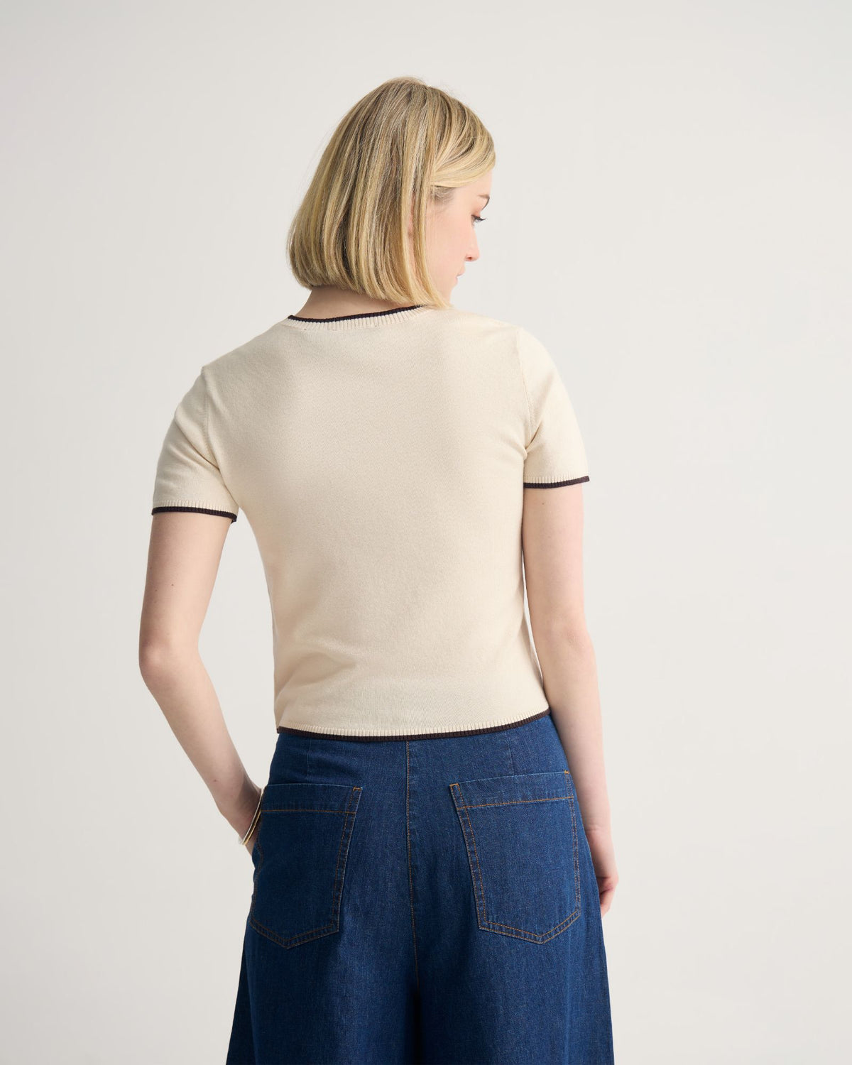 Indra Tipping Knit WOMENS KNITWEAR